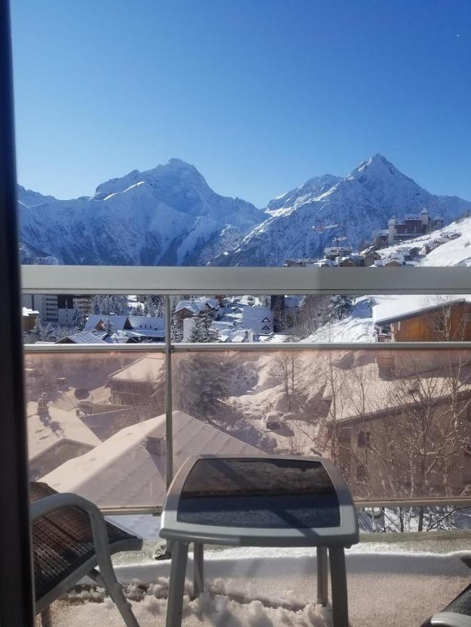Ferienwohnung Magnifique Vue Centre Station Les Deux Alpes Exterior foto