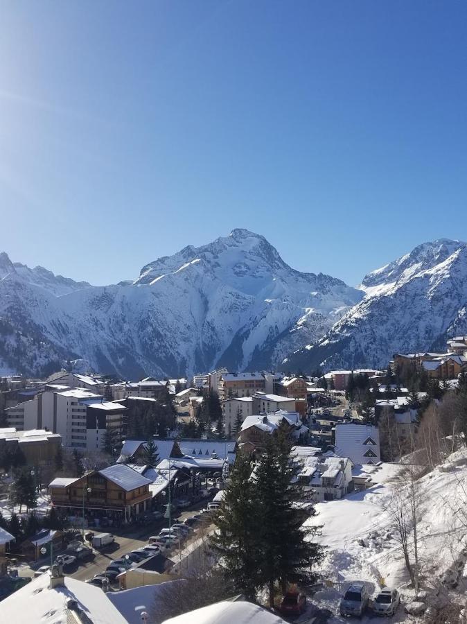 Ferienwohnung Magnifique Vue Centre Station Les Deux Alpes Exterior foto
